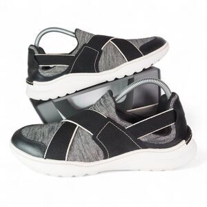 Clarks Teagan Go Casual Slip-on Sneakers Black /‎ Grey / White 13288 Women's 10